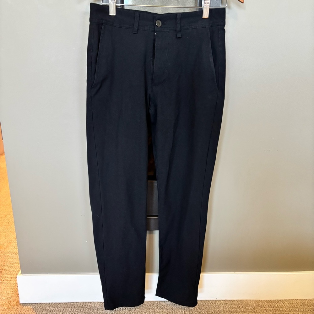 Zara Black Straight-Leg Trousers
